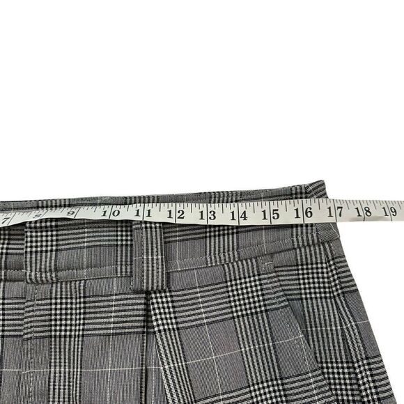 Ganni Check Plaid Phantom Suiting Pleated Window Pane Academia Trouser Pant 8/10 - Picture 7 of 14